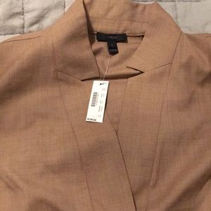 J Crew women’s super 120’s wool popover